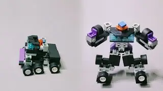 Building robot transformer Optimus Prime mini Lego, lắp r&aacute;p Robot biến h&igrave;nh bằng Lego 19.10