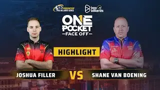 HIGHLIGHTS | JOSHUA FILLER VS SHANE VAN BOENING  | ONE POCKET FACEOFF