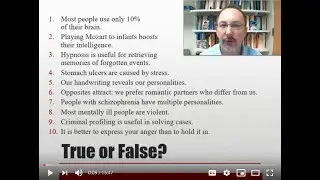 IntroPsych Myths or Facts