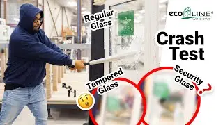 Regular vs. Tempered vs. Security Glass. Baseball Bat Edition 💥