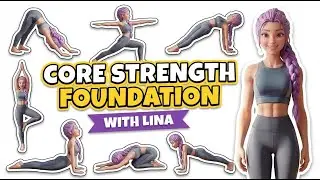 5 Minute Core Strength Foundation | Yoga for Kids & Beginners | Yoga For Beginners