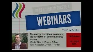 HRE4 Webinar #10  &ndash; The energy transition, combining the strengths of different energy models