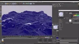 Cinema 4D Tutorial - How to Create Realistic Waves Using HOT4D