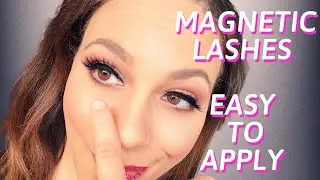 Applying Tori Belle Selfie Magnetic Lashes