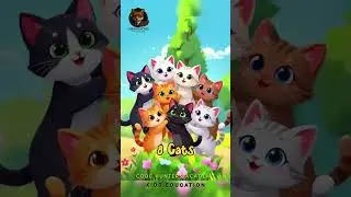 Count 1 to 10 with Dancing Animals 🦁🐼🐧 | Fun Numbers Song for Kids & Toddlers Code | Hunters Academy