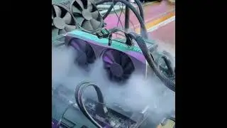 Over volting Capacitors on a GPU! #rtx #computer #nvidiagpu  #nvidia