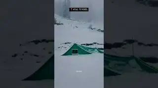 ATAL TUNNEL in December and January....#himachalpradesh #snow #mnali #rohtang #sisu2022 #leh #atal