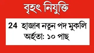 New Job Updates | HSLC Pass | 24000 + posts