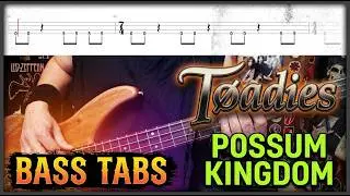 Possum Kingdom by The Toadies - Bass Cover with Tabs Play-Along