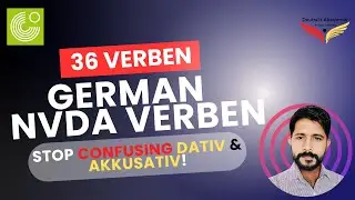 💡 35+ Must-Know German Verbs with Dative & Accusative | Learn NVDA Verbs Easily! #germanlanguage