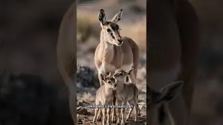 Saiga Antelope: The Strange-Nosed Survivor 🦌 | Animal AI #animalai #animalfacts