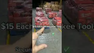 #milwaukee #dewalt #tools #sale #pallet #liquidation #construction