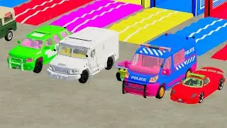 🚑Epic Police Car & Ambulance Transport in FS22! | Emergency Vehicle Simulator | FS22 #010