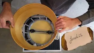 Replacing a snare drum bottom head