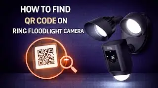 Как найти QR-код на камере Ring Floodlight