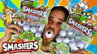 Smashers Series 2 Gross UNBOXING 2 PACKS 16 SMASHERS | Mega UNBOXING Smashers en Pe Toys