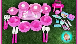 Gentle Sounds ★ Barbie Kitchen Utensils & Dressing Table Unboxing (6-Minute ASMR)