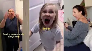 Best SCARECAM Pranks Reactions 2025 part10| Funny Scare Prank | Jump Scare |  Funny Video