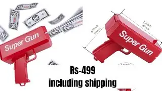 💸 Money Gun Toy Only ₹499 | Free Shipping | Airsoft Gun India
