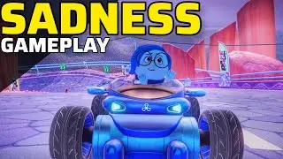 Sadness New Racer Gameplay | Disney Speedstorm
