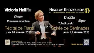 Orchestre Philharmonique de la Paix:  2 concerts exceptionnels le 26 janvier et 12 f&eacute;vrier 2026