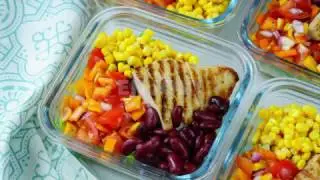 Clean Eating Meal Prep: Deconstructed Chicken Burrito Bowls!