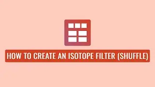 Smart Post Show Pro - How To Create an Isotope (Shuffle) Filter