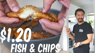 Make Fish & Chips for $1.2 (baking soda method)