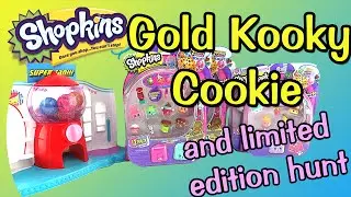 GOLD Kooky Cookie Shopkins Season 5 SWAPKINS Party Special Edition and Limited Edition Hunt
