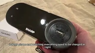 Sharp Digital Easy to Read Alarm Clock, Easy read UsB charge LED alarm Clock