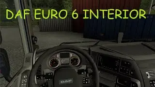 DAF XF Euro 6 Interior V.2.1 - Euro Truck Simulator 2