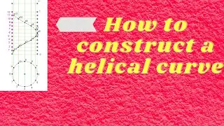 How to draw a helical curve