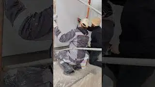 Как наносится и затирается Декоративная Штукатурка Церезит. Ceresit CT60 наносится тёрками
