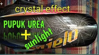 cara membuat cairan cristal effect dengan menggunakan pupuk urea