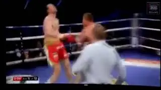 Guy gets KNOCKED OUT into another DIMENSION  1 PUNCH, LEFT HOOK, SLEEP TIGHT !!