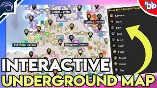 ESSENTIAL TOOL!! INTERACTIVE UNDERGROUND MAP for Pokemon Brilliant Diamond Shining Pearl