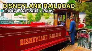 [4K] Disneyland Railroad - Fantasyland Station to Main St : Disneyland Park (Paris, France)