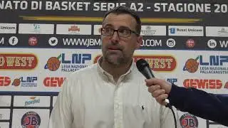 Serie A2, Week 12 | Le parole di coach Mattia Ferrari