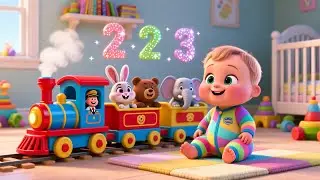Boom Boom Train Fun 🚂🎉 | Fun Learning Video for Kids | Preschool Educational Adventure