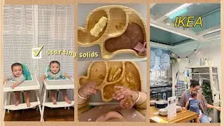 Ikea high chair shopping & assembling | Starting solids