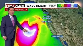 First Alert Tuesday evening FOX 12 weather forecast (1/3)
