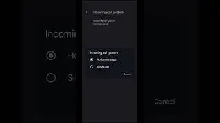 Google Phone Incoming Call Gesture with Material Expressive #pixel #android #shorts #ytcreate