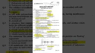 #kipsprep# mdcat2025 #biology#biology chapter wise test series unit:01 cell structure and function