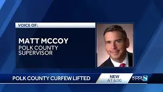 Polk County lifts county-wide curfew at request of Cownie, Reynolds, Wingert