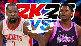 NBA LIVE! Rockets VS Timberwolves December 27,2025 PS5 NBA2K26