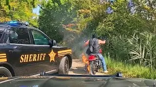 Die BRUTALSTEN Motorrad Polizeijagden auf Dashcam