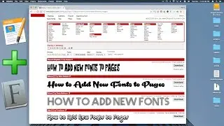 How to Add New Fonts to Pages