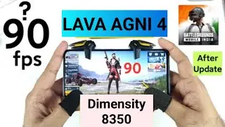 Lava Agni 4 BGMI 90fps After Software Update or not 🔥🔥🔥🔥 #lava #agni4 