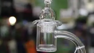 Gordo Scientific OG V2 RipTide Cap spinning Pearls in a Quave Club Banger Flat Top Banger