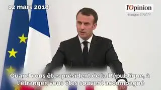 Раздражённый вопросом, Эммануэль Макрон резко ответил журналисту